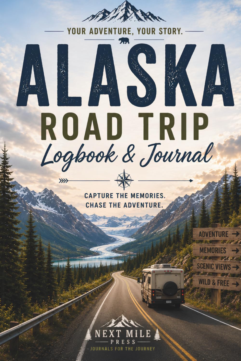 capítulo por capítulo baixar Alaska Road Trip Logbook And Journal: Track Your Route, Campgrounds, Fuel, Wildlife, Memories & Adventures Across Alaska