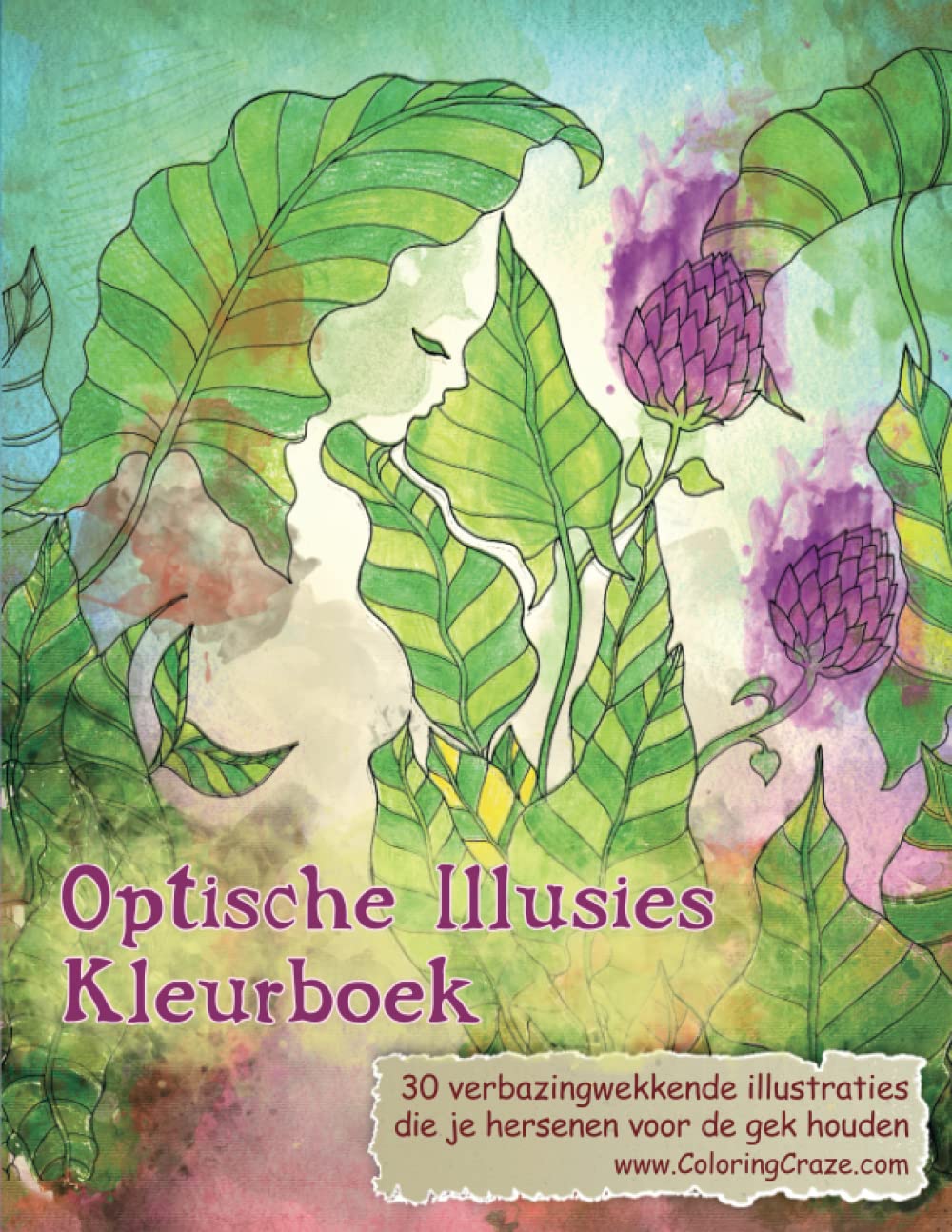 Optische Illusies Kleurboek: 30 verbazingwekkende illustraties die je hersenen voor de gek houden (Optische Illusies Kleurboeken voor Volwassenen) (Dutch Edition) baixar o livro de graça