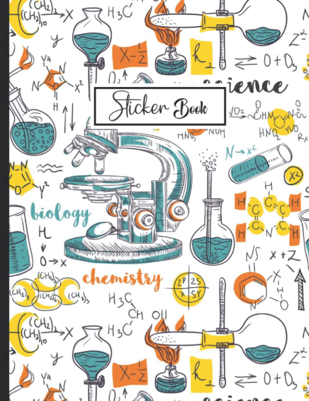 capítulo por capítulo baixar Sticker Book: Blank Sticker Collection Book for Girls with Lab and science.