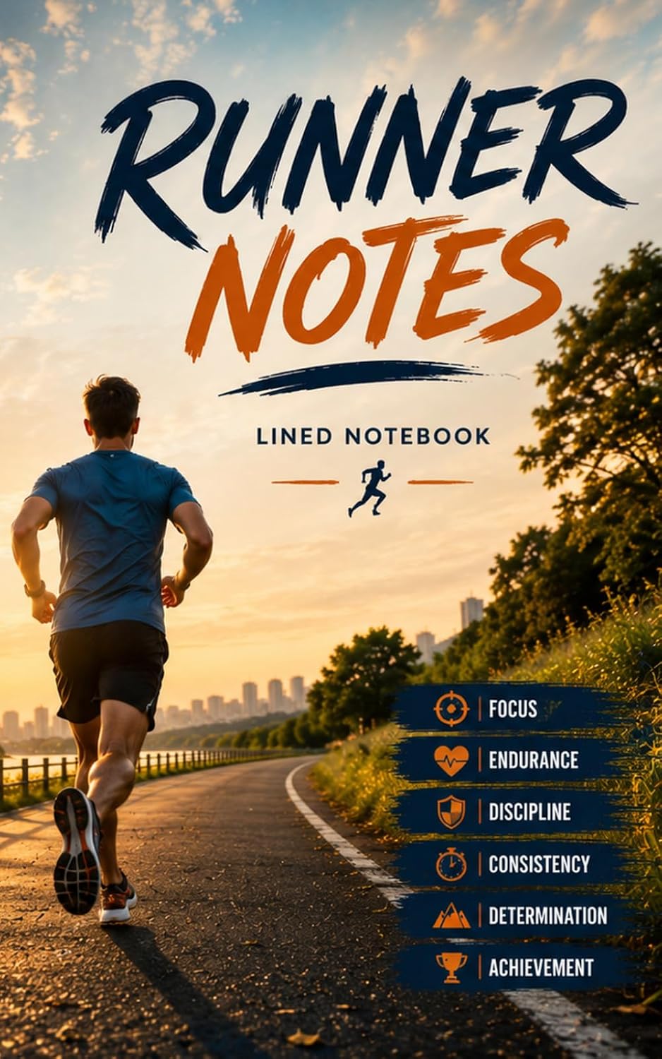 Runner Notes: Lined Notebook for Runners, Joggers, Marathon Training, Fitness Goals and Running Motivation baixar o livro de graça