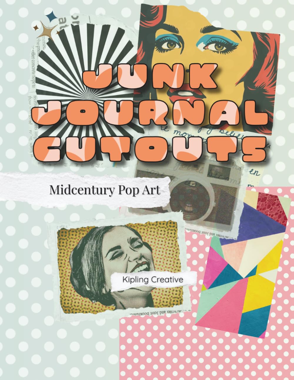 Junk Journal Cutouts Book Vol 3: Midcentury Pop Art