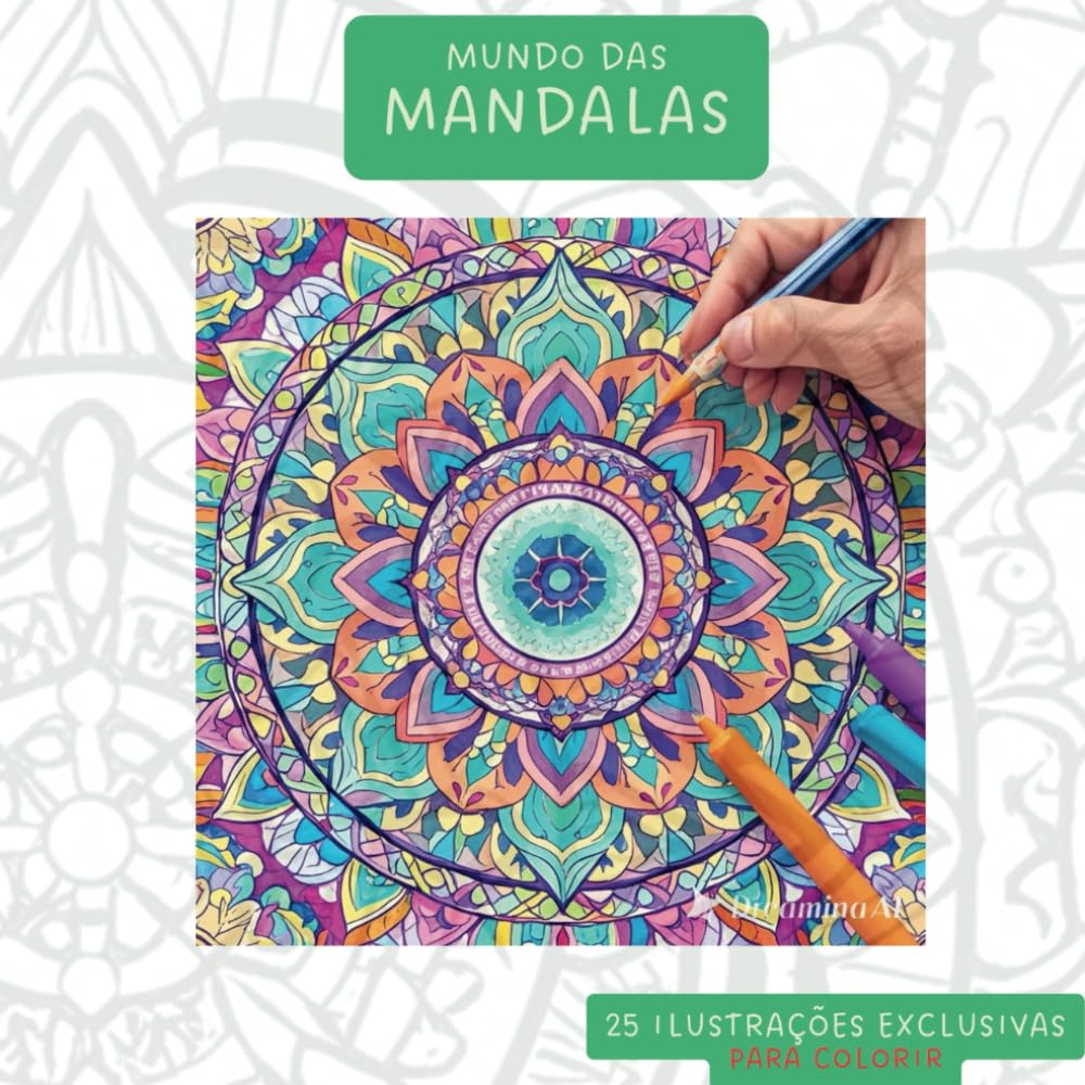 Mundo das mandalas: Livro de Colorir para Relaxamento e Mindfulness (Portuguese Edition) baixar livro de graça
