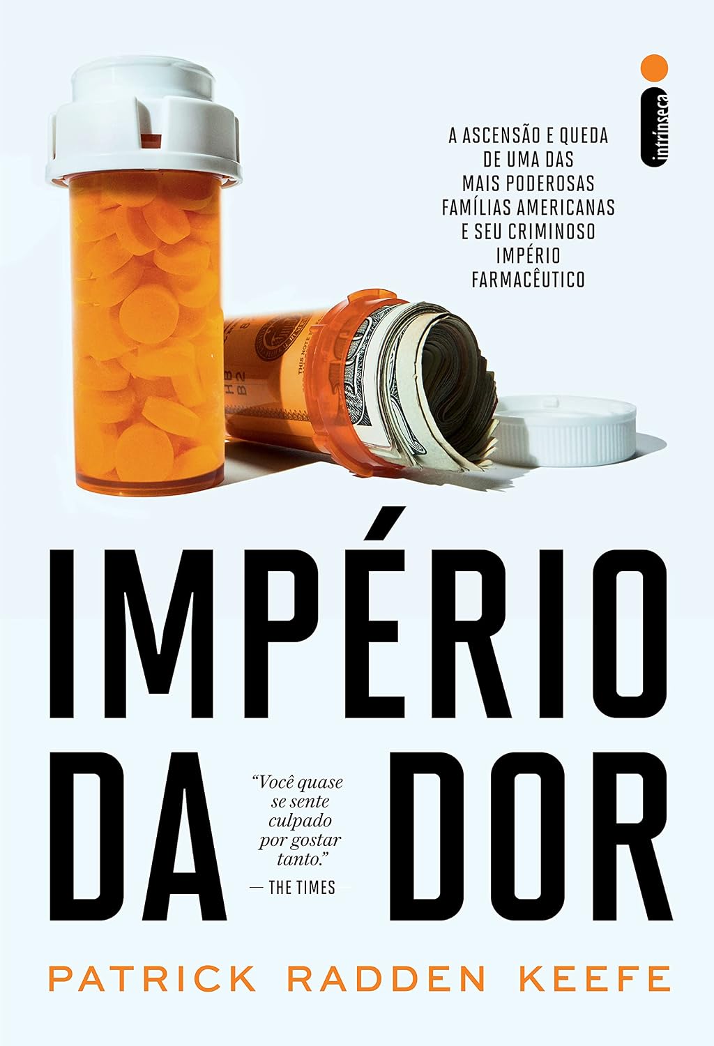 Império da dor: A ascensão e queda de uma das mais poderosas famílias americanas e seu criminoso império farmacêutico