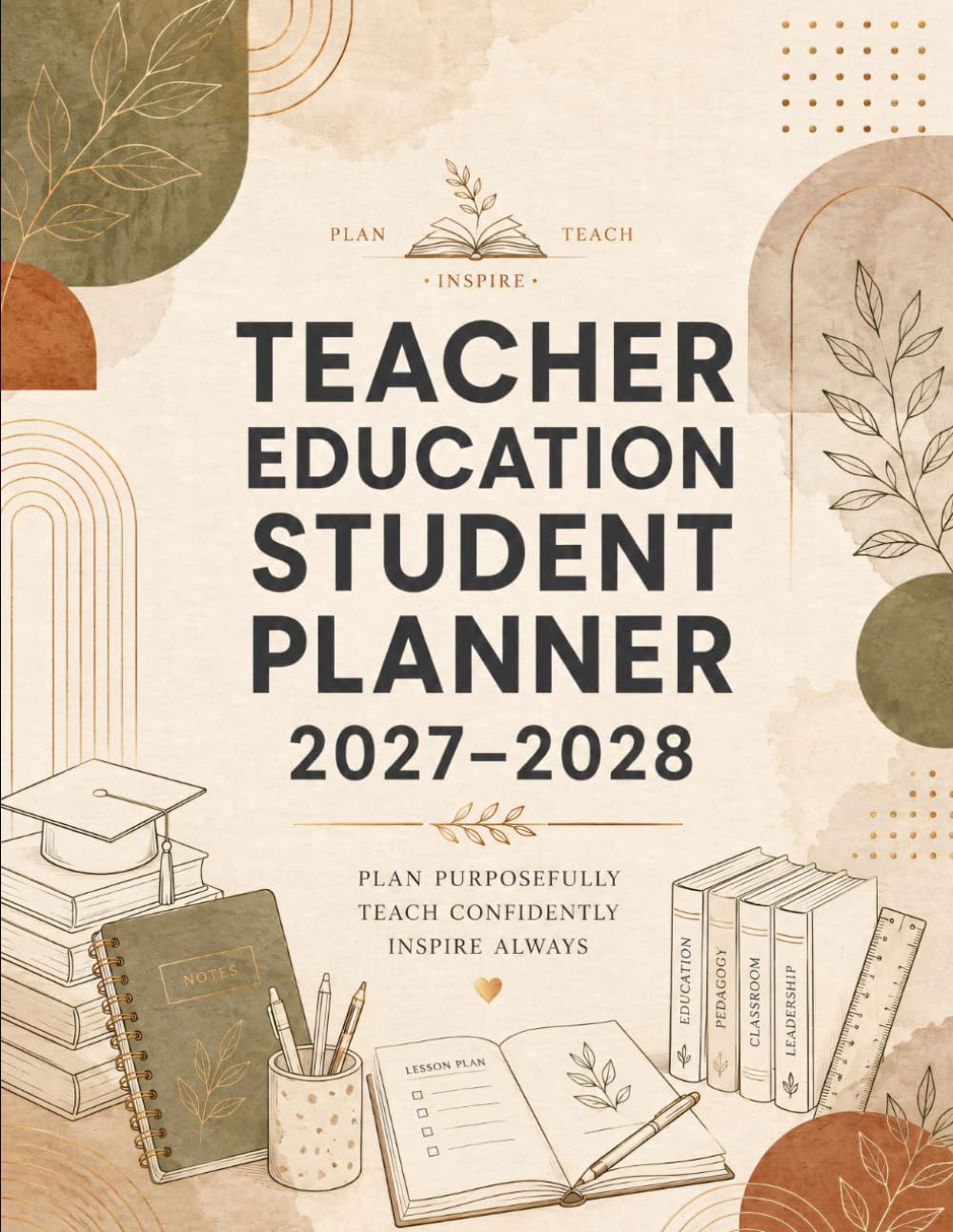 capítulo por capítulo baixar Teacher Education Student Planner 2027–2028: Academic Organizer for Lesson Planning, Practicum Success, Coursework, Certification Prep & Classroom Experience