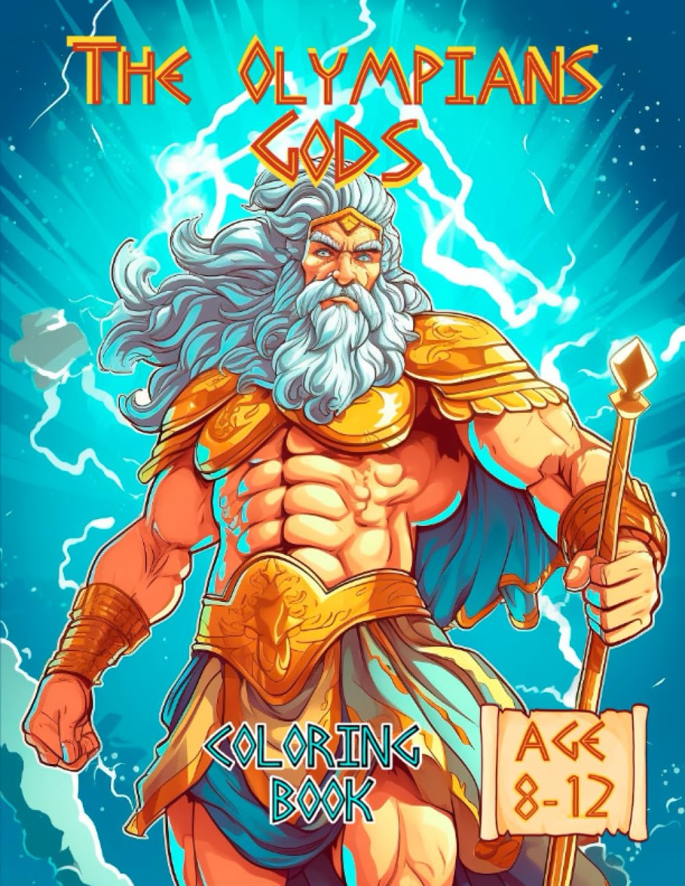 The Olympians Gods Coloring Book: A kids Coloring Book Featuring the Olympians Gods & Goddesses: Step into the awesome world of mythology and imagination with "The Olympians Gods" for kids age 8-12 baixar livro de graça
