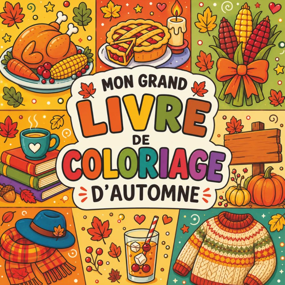 ler totalmente Mon Grand Livre de Coloriage d’Automne: Coloriages Cosy et Relaxants aux Contours Épais pour Adultes et Ados – Dessins Faciles sur le Thème de l’Automne pour se Détendre (French Edition)