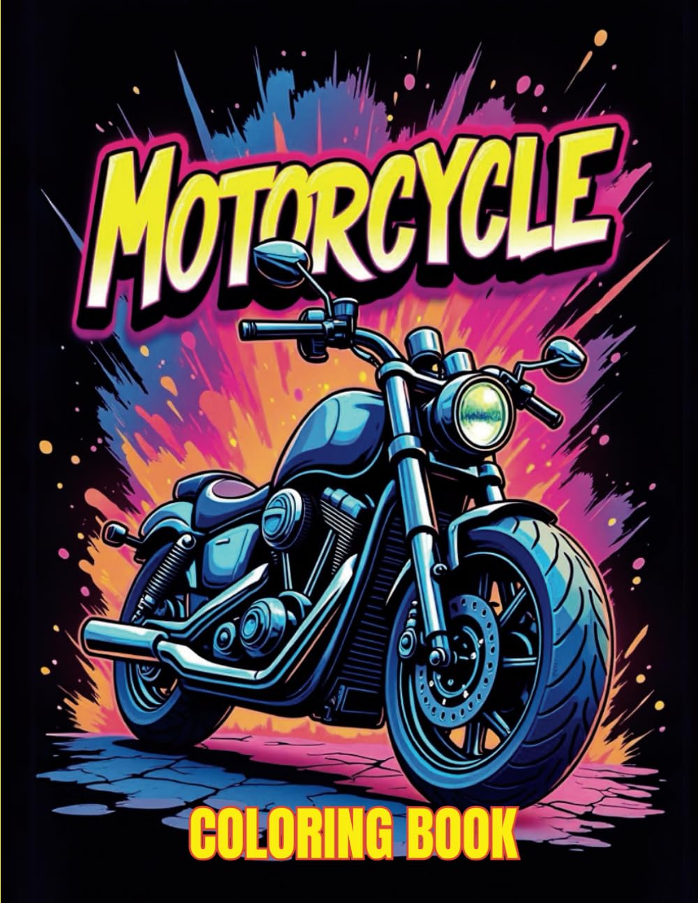 MOTORCYCLE: Coloring Book for Boys and Men. baixar o livro de graça