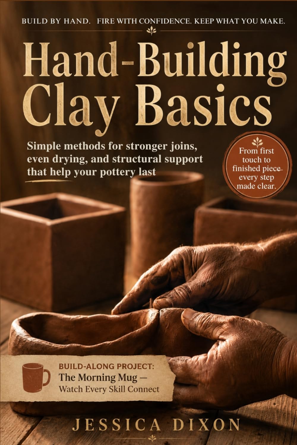ler totalmente Hand-Building Clay Basics: Simple methods for stronger joins, even drying, and structural support that help your pottery last