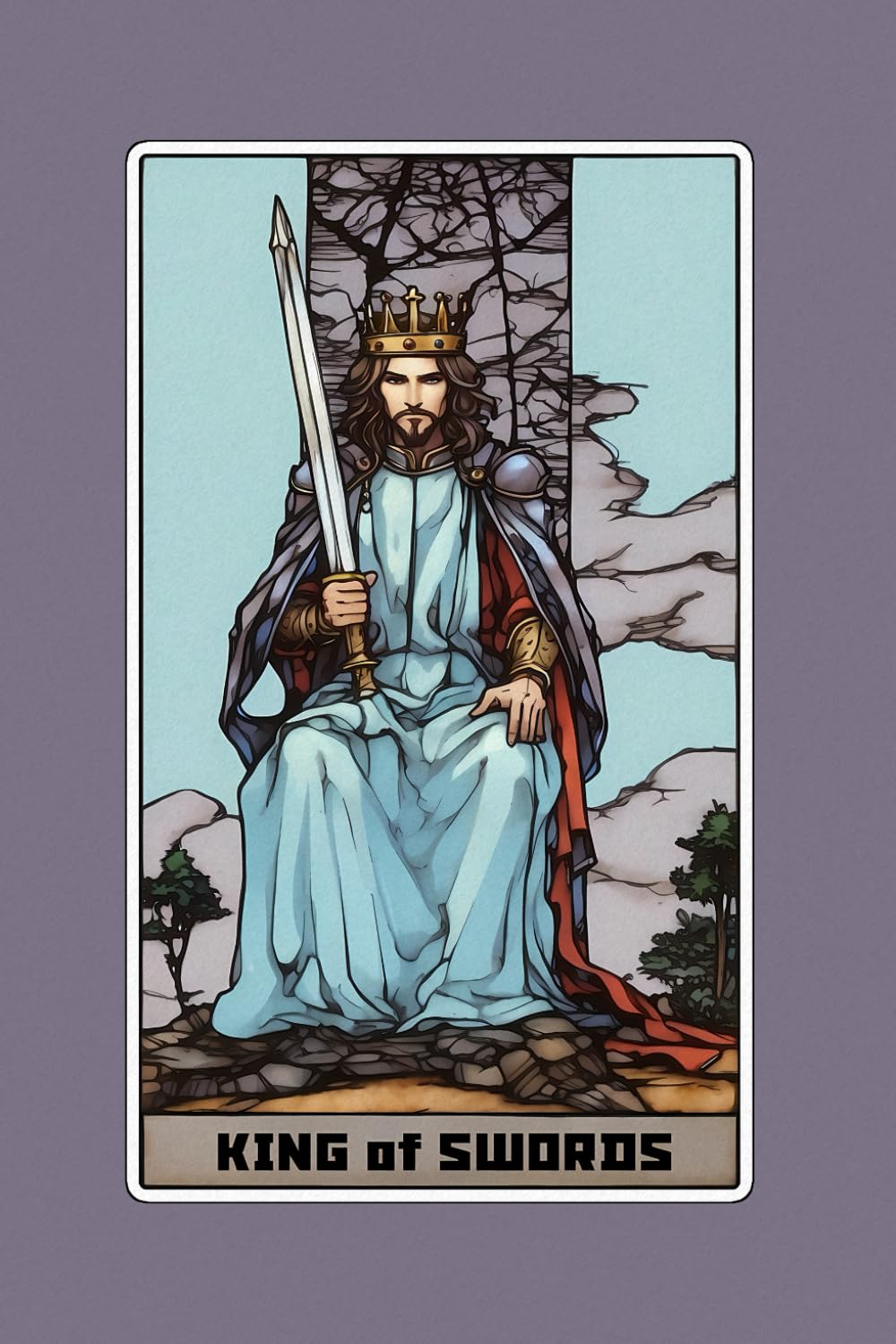 capítulo por capítulo baixar King of Swords - Tarot Card Notebook - Card No.51 (Color Ed.): A5 Ruled Lined Tarot Journal Diary Sketchbook Notebook - King of Swords (Intellect and Leadership)
