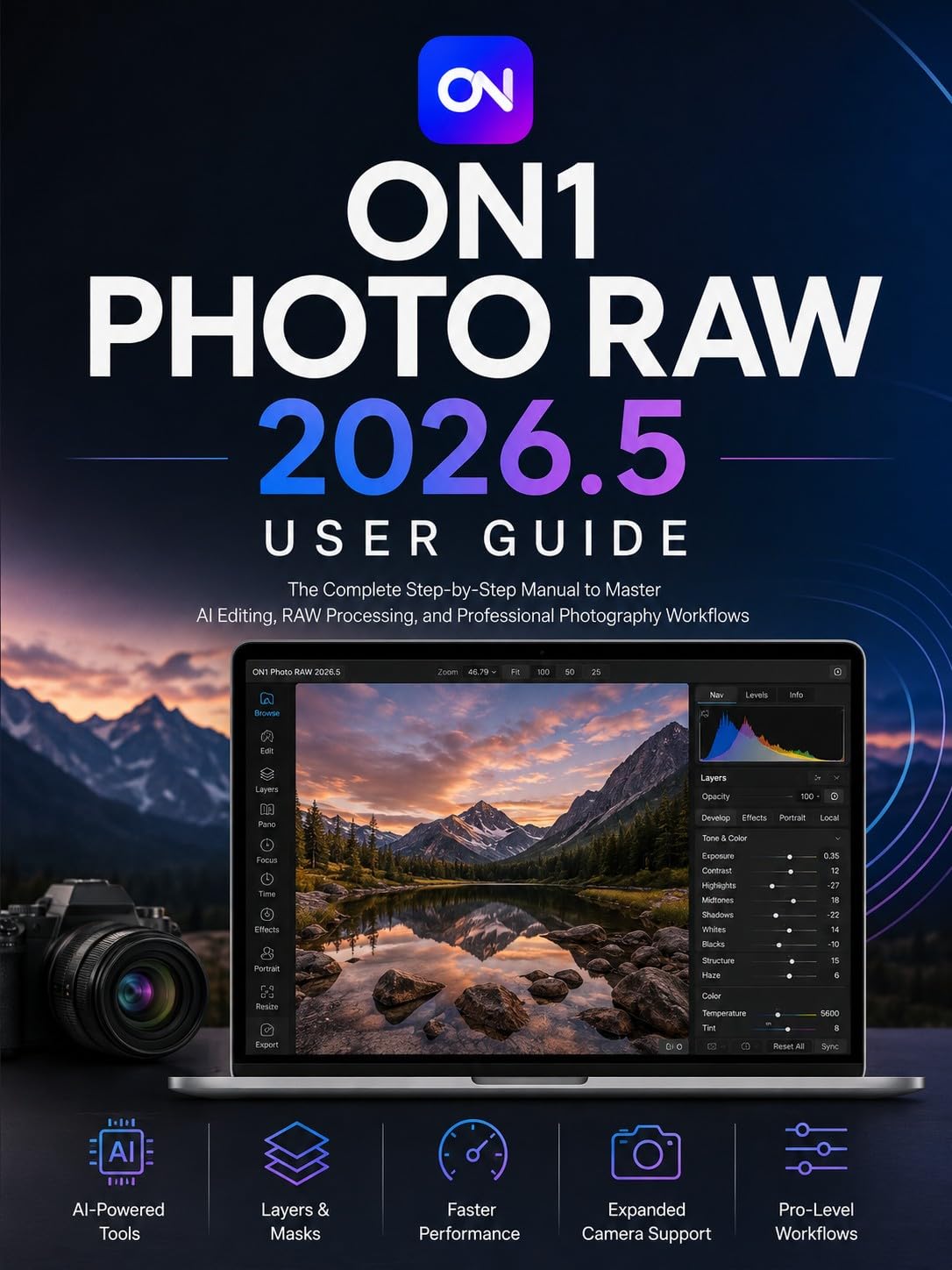 ON1 PHOTO RAW 2026.5 USER GUIDE: The Complete Beginner-to-Advanced Handbook to AI Photo Editing, RAW Processing, and Professional Photography Workflows (English Edition) baixar o livro de graça