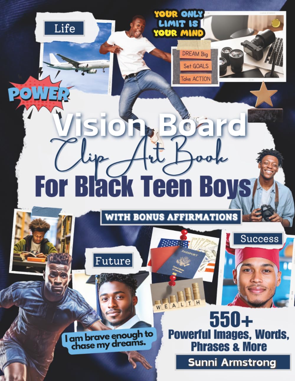 ler totalmente Vision Board Clip Art Book For Black Teen Boys: Build Your Best Future with 550+ Powerful Images, Words, Phrases & More (Motivational Pictures for... Men) (Vision Board Supplies by SelfHelpLove)