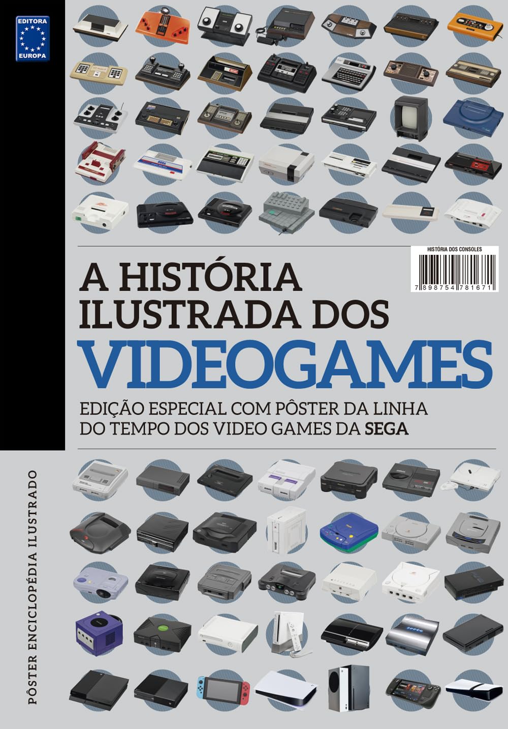 Superpôster A História Ilustrada dos Videogames - Linha do Tempo Sega baixar livro de graça