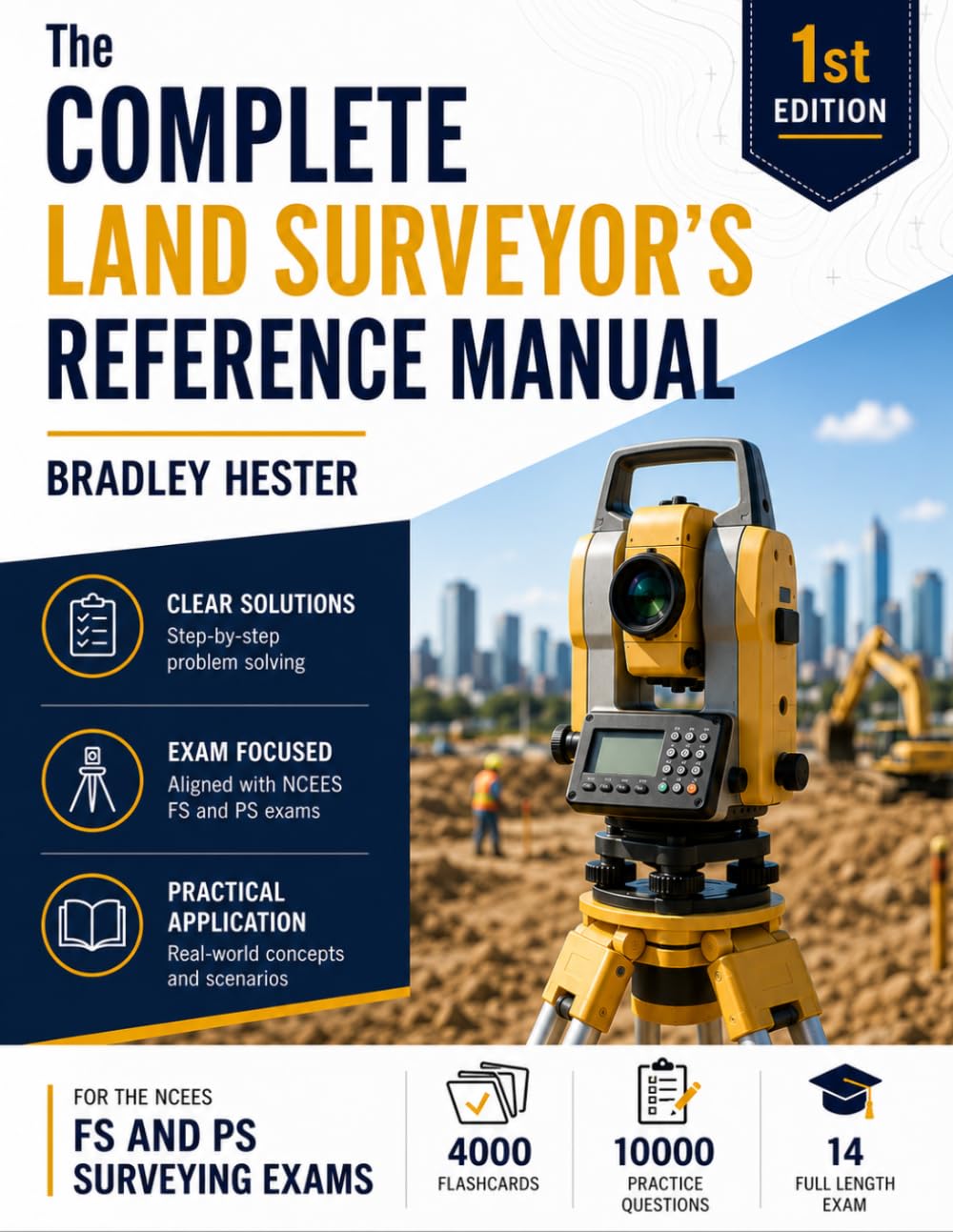 ler totalmente The Complete Land Surveyor's Reference Manual: FS & PS - An Authoritative Guide to Surveying Fundamentals, Boundary Law, Geodesy, and Professional Practice for Practitioners and Licensure Candidates
