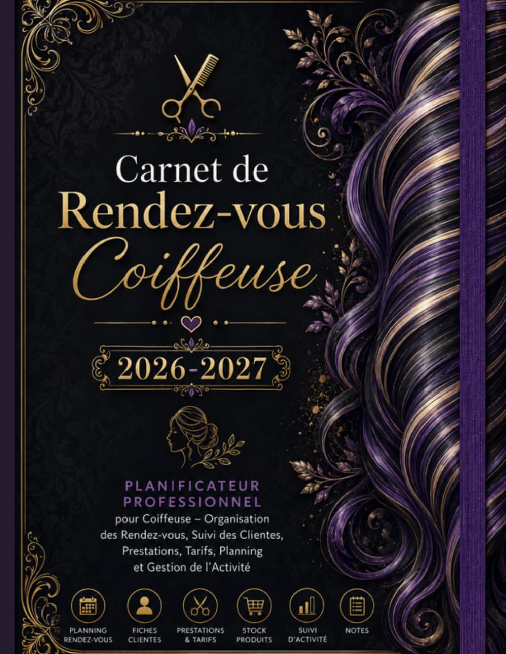 capítulo por capítulo baixar Carnet de Rendez-vous Coiffeuse: Planificateur Professionnel pour Coiffeuse – Organisation des Rendez-vous, Suivi des Clientes, Prestations, Tarifs, Planning et Gestion de l’Activité (French Edition)