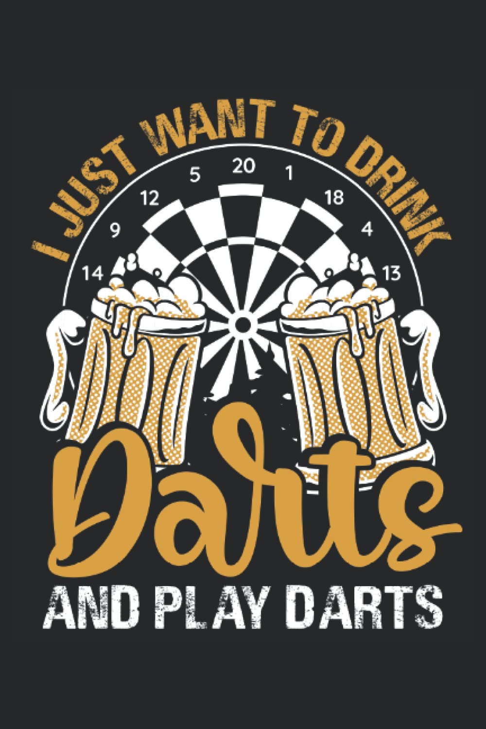 I want to drink darts and play darts: Dot Grid Jounal ToDo Exercise Book or Diary 6" x 9" (15.24 x 22.86 cm) 120 pages baixar o livro de graça