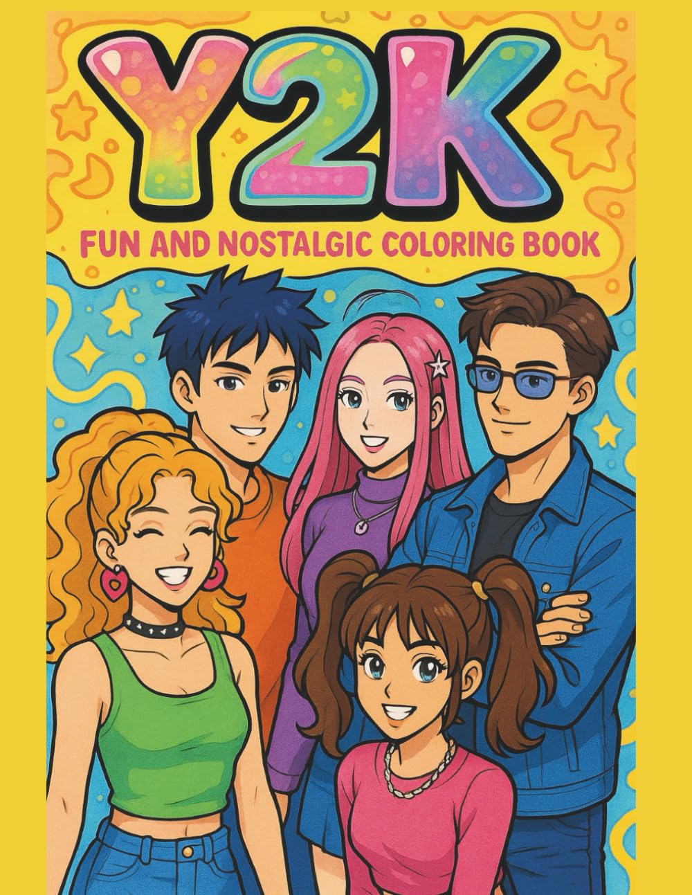 capítulo por capítulo baixar Y2K Dreamscape: A Retro Anime Coloring Book Adventure