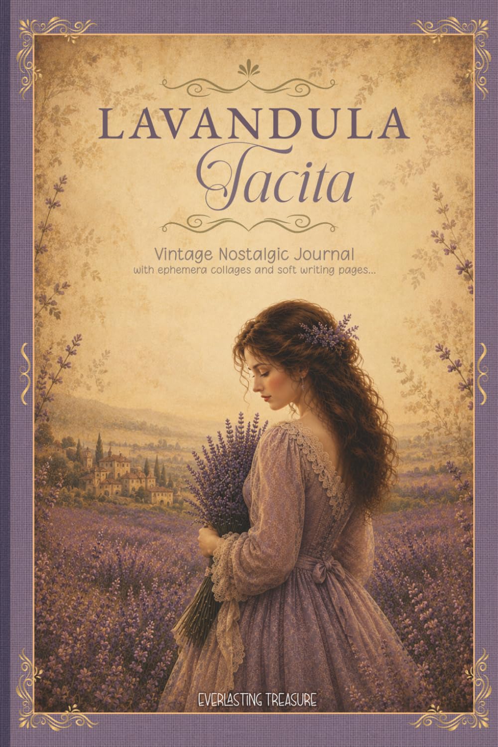 ler totalmente LAVANDULA TACITA: A Vintage Lavender Writing Journal for Quiet Thoughts, Reflection, and Lovers of Nostalgic Beauty, with Vintage Collages and Lavender Artwork