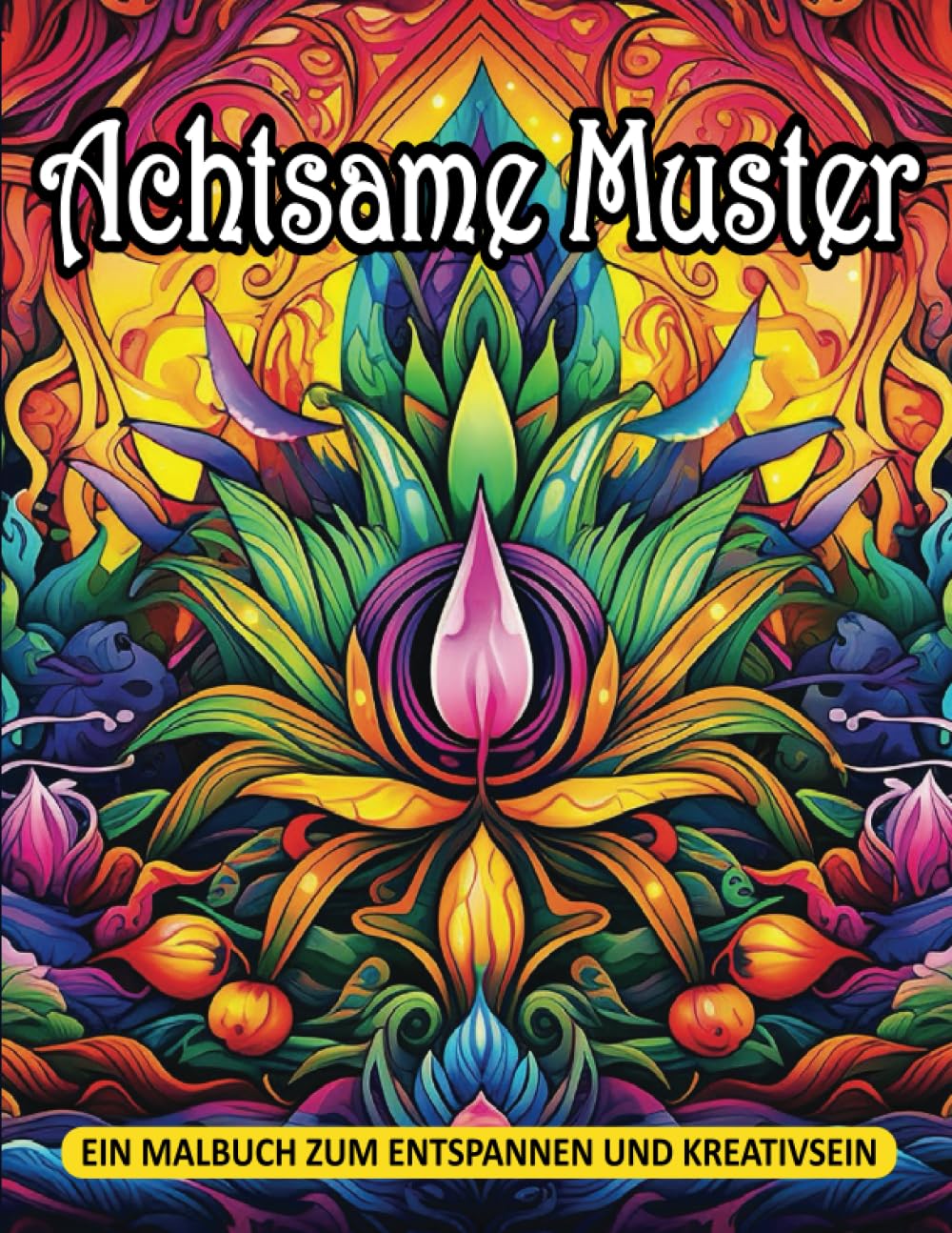 capítulo por capítulo baixar Achtsame Muster: Ein Malbuch für Entspannung und Kreativität, Farbenfrohe Muster, Mandala-Kunst und Blumenmuster. (German Edition)