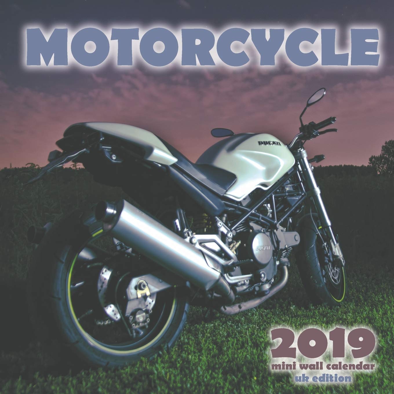 Motorcycle 2019 Mini Wall Calendar (UK Edition)