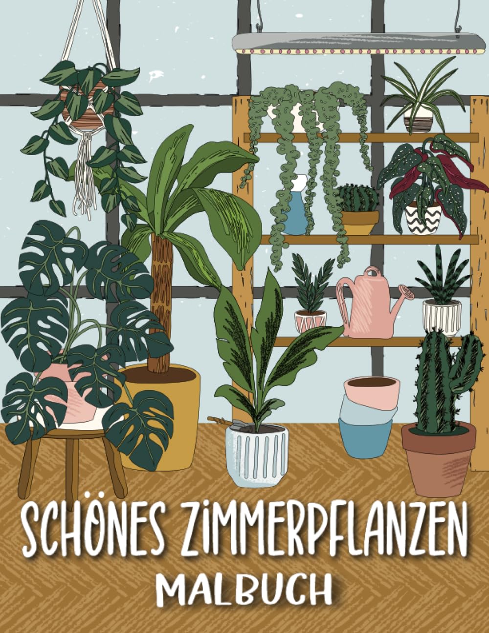 Schönes Zimmerpflanzen Malbuch: Ein Malbuch für Erwachsene für Stressabbau, Entspannung und Achtsamkeit (mit Blumen, Kakteen, Sukkulenten und mehr). (German Edition) baixar o livro de graça