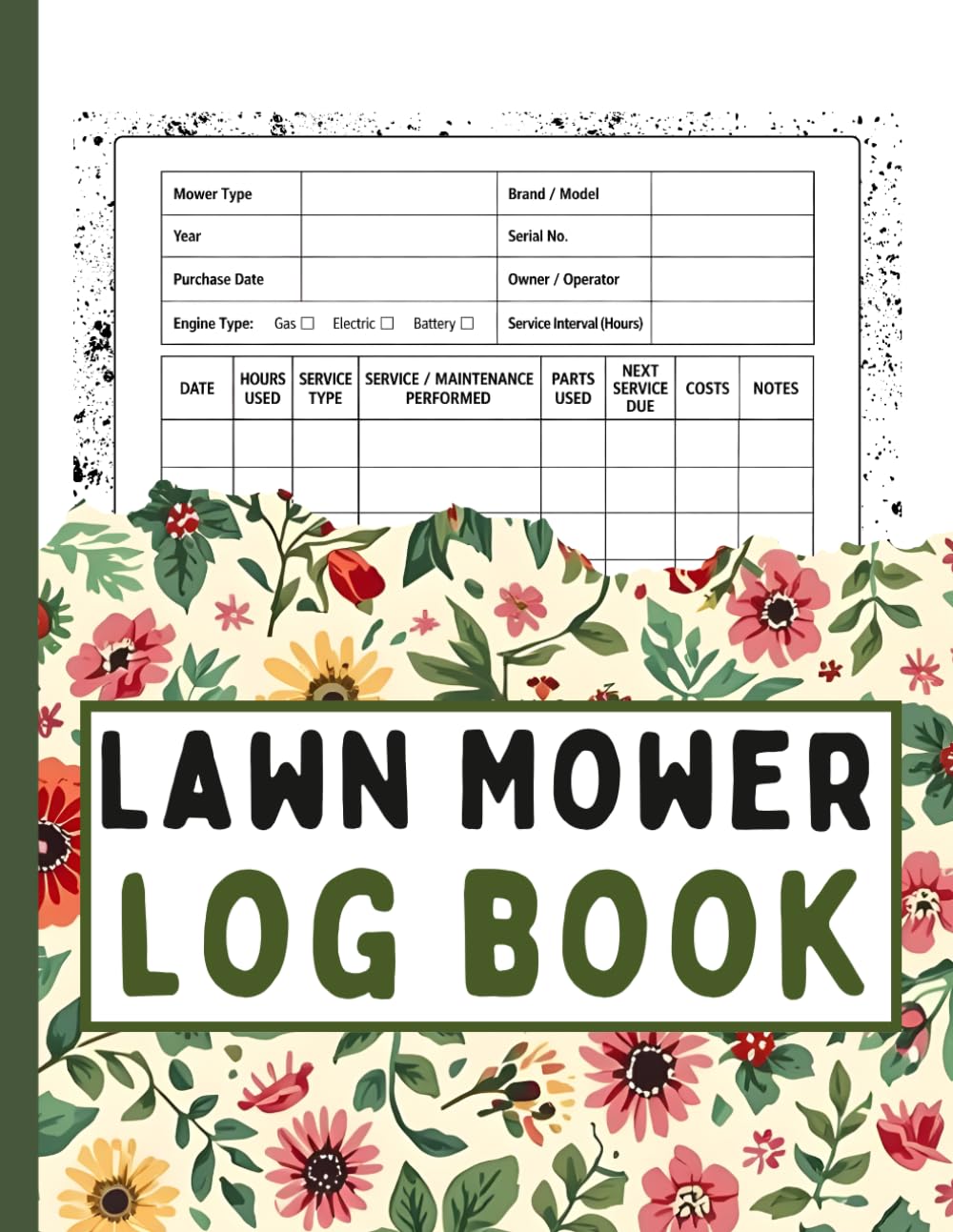 Lawn Mower Maintenance Log Book: Service and Upkeep Record Book for Tracking Repairs, Usage Hours, Parts, Costs, and Scheduled Maintenance baixar o livro de graça