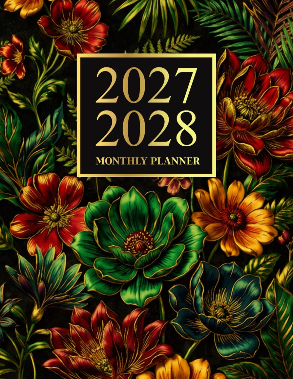 2027-2028 Monthly Planner: Floral Themed Large Two-Year Agenda From January 2027 to December 2028 baixar o livro de graça
