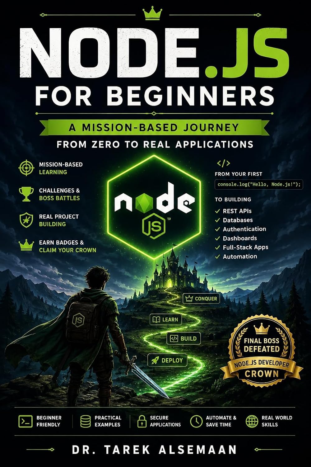 ler totalmente NODE.JS FOR BEGINNERS: A Mission-Based Journey From Zero to Real Applications (English Edition)