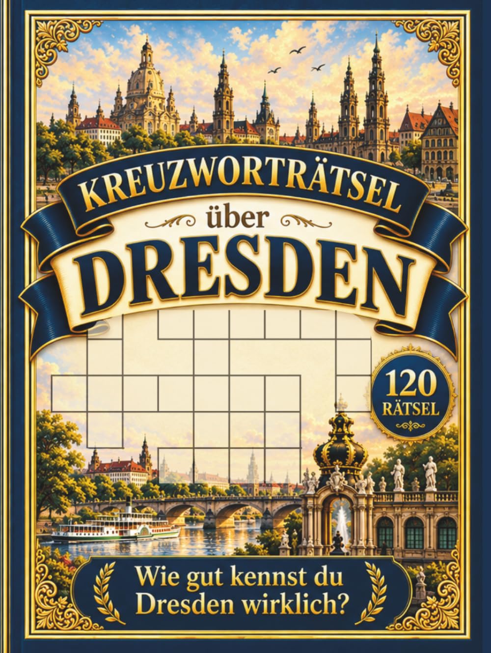 Kreuzworträtsel über Dresden: Das große Rätselbuch über Elbflorenz mit 120 Themenrätseln – Großdruck für Senioren, spannende Anekdoten, Wortbank & vollständige Lösungen (German Edition) baixar o livro de graça