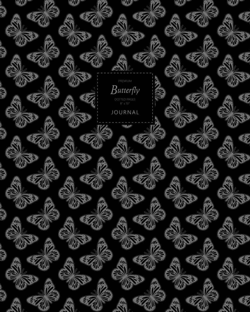 capítulo por capítulo baixar Butterfly Journal - Dotted Pages - 8x10 - Large: (Black Edition) Journal 192 dot grid pages (8x10 inches / 20.3x25.4 cm/Large)