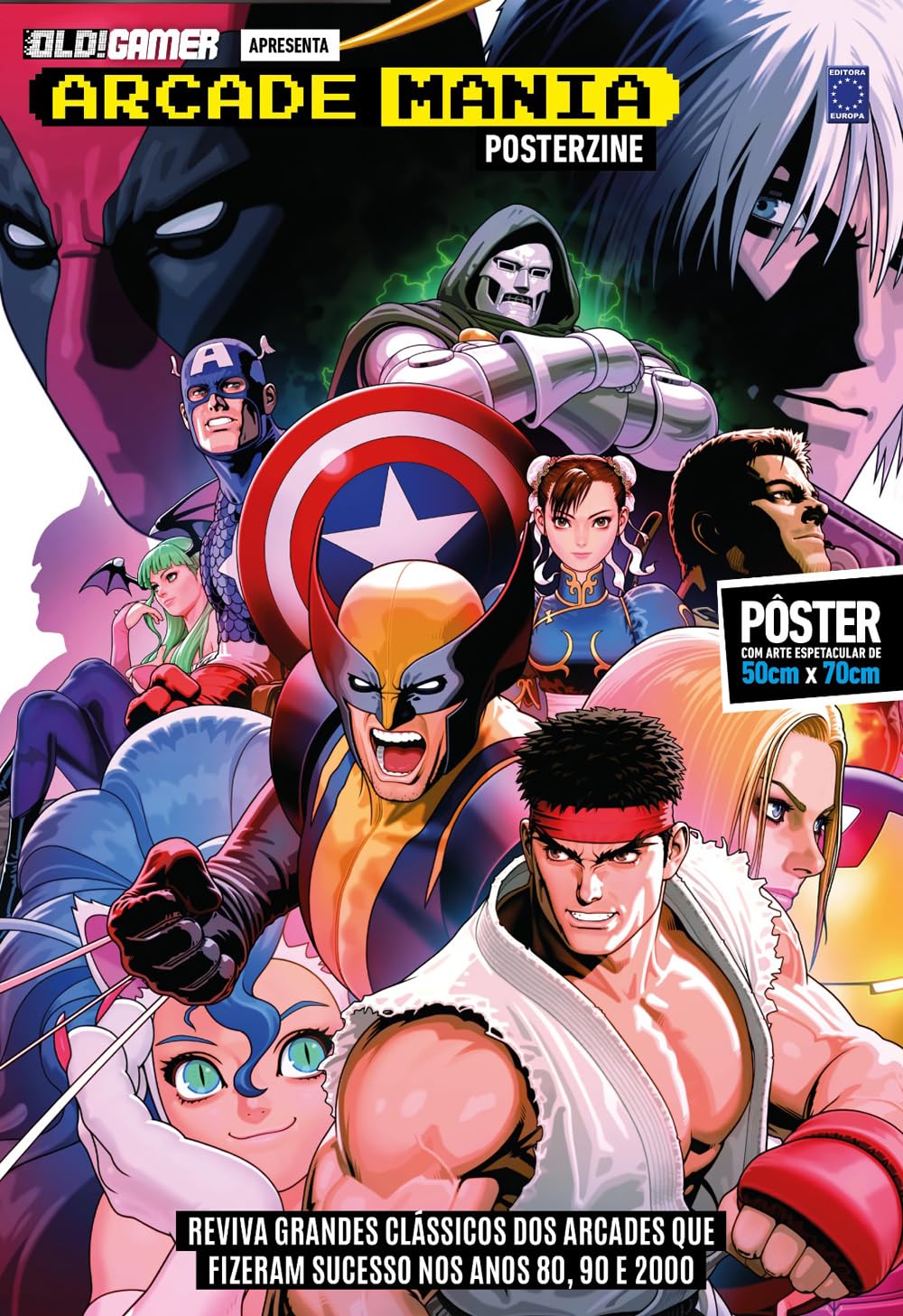 ler totalmente Marvel vs Capcom - Fate of Two Worlds (Versão lisa, sem dobras, enviada em tubo protetor) - Superpôster Arcade Mania