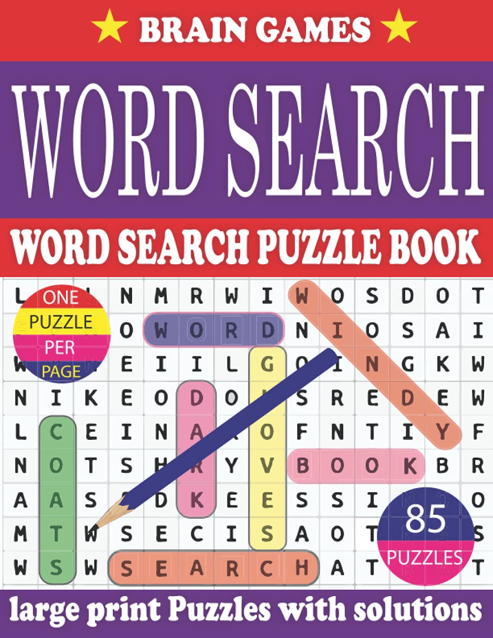capítulo por capítulo baixar Word Search Puzzle Book For Adults: Large Print Word Search Puzzle Book for Adults to Enjoying Leisure Time With Solutions (Vol. 76)