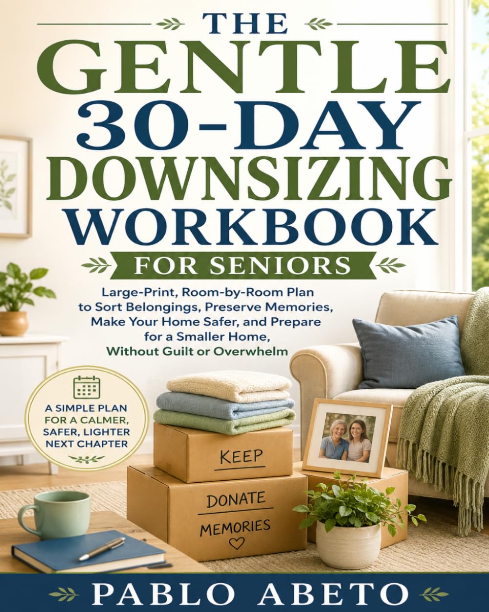 capítulo por capítulo baixar The Gentle 30-Day Downsizing Workbook for Seniors: Large-Print, Room-by-Room Plan to Sort Belongings, Preserve Memories, Make Your Home Safer, and... a Smaller Home, Without Guilt or Overwhelm