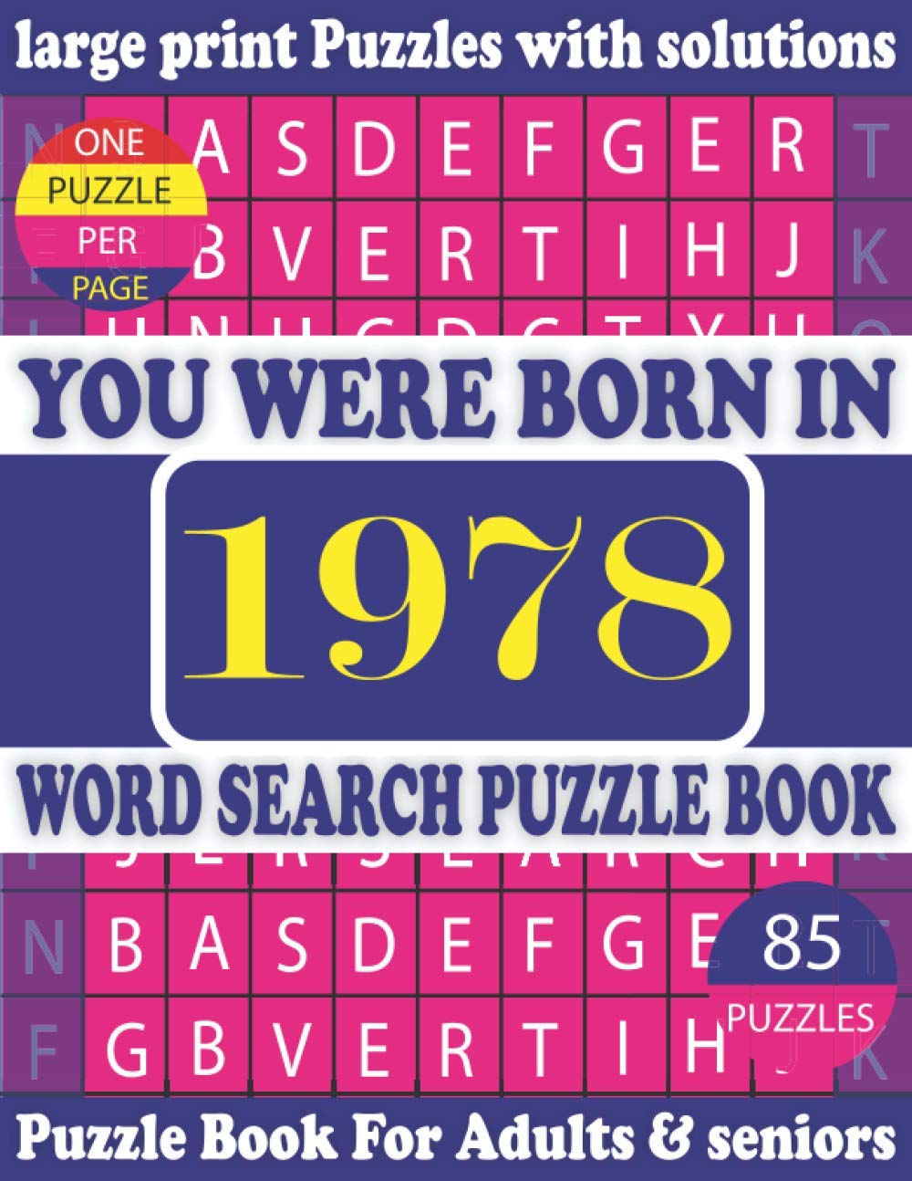capítulo por capítulo baixar You Were Born In 1978: Word Search Puzzle Book: Puzzles Games For Seniors adults And More With Solutions