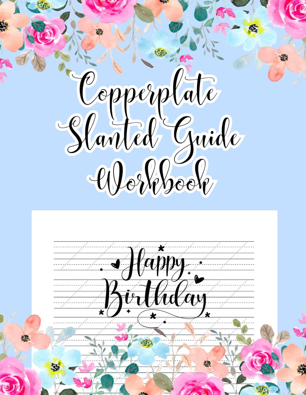 ler totalmente Copperplate Slanted Guide Workbook: A Step-by-Step Slant Line Practice Book for Beginners, Teens & Adults | Improve Consistency, Angle Control & Letter Alignment in Copperplate Script