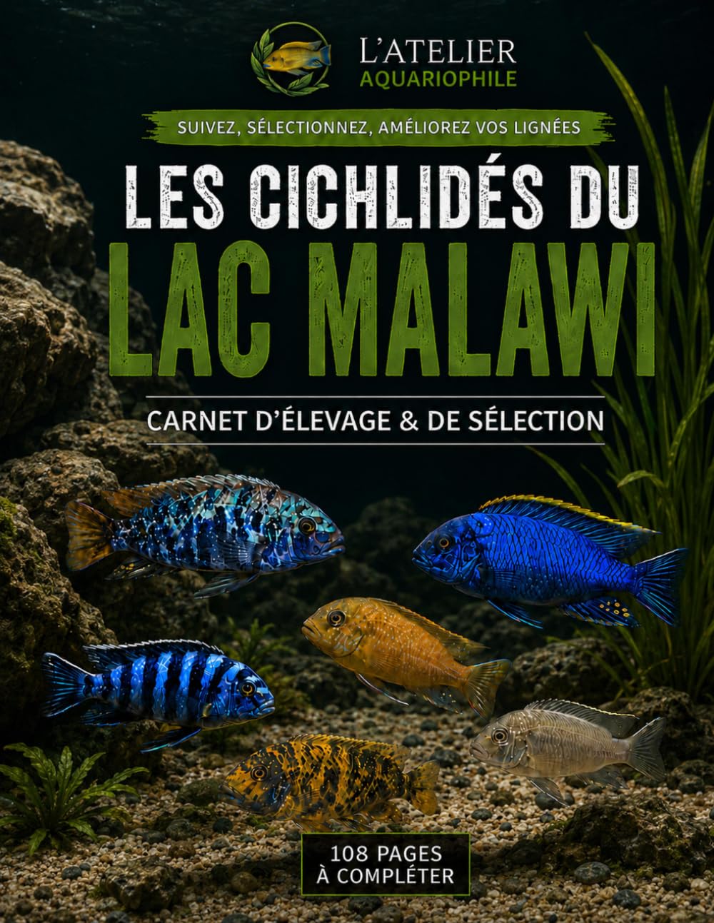 ler totalmente Les Cichlidés du Lac Malawi: Carnet d’élevage & de sélection (French Edition)