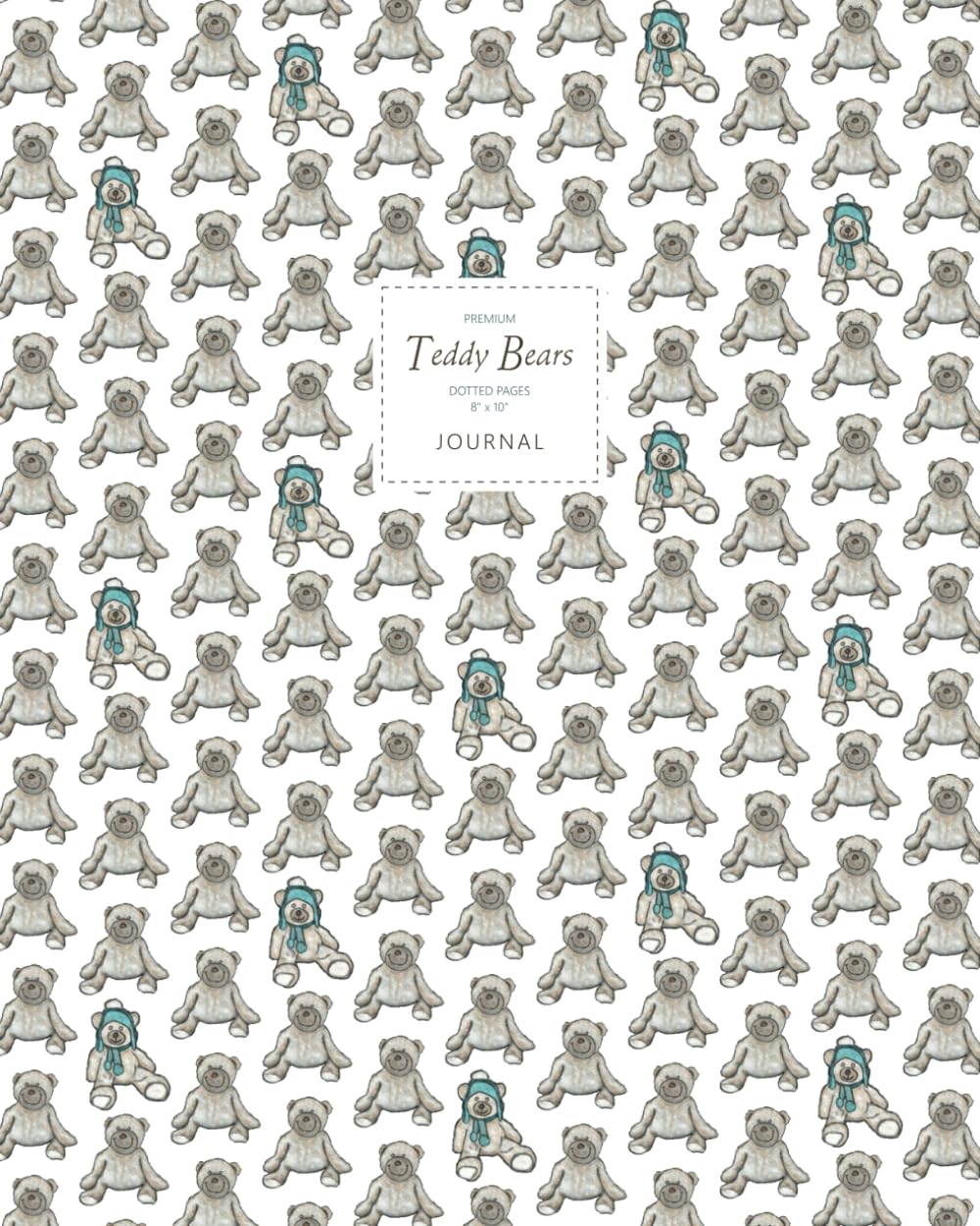 ler totalmente Teddy Bears Journal - Dotted Pages - 8x10 - Large: (White Edition) Journal 192 dot grid pages (8x10 inches / 20.3x25.4 cm/Large)