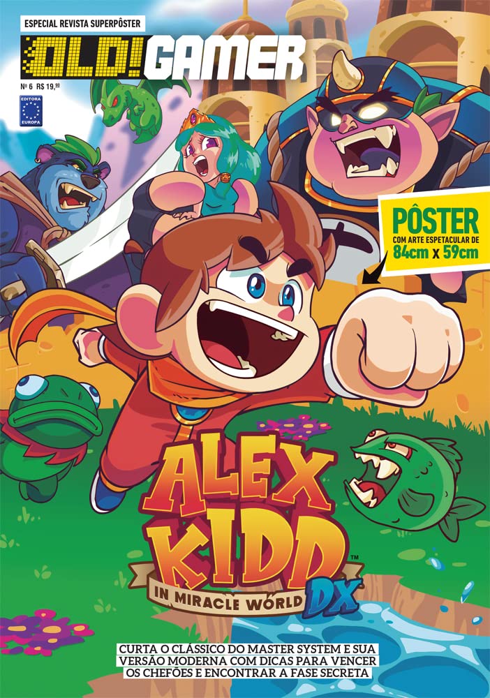 Alex Kidd in Miracle World - Superpôster OLD!Gamer