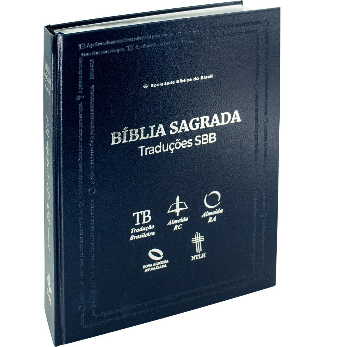 Bíblia Sagrada Traduções SBB ― TB / ARC / RA / NAA / NTLH, Letra Regular, com mapa, Capa Dura Azul: Tradução Brasileira (TB), Almeida Revista e... Nova Tradução na Linguagem de Hoje (NTLH) baixar o livro de graça