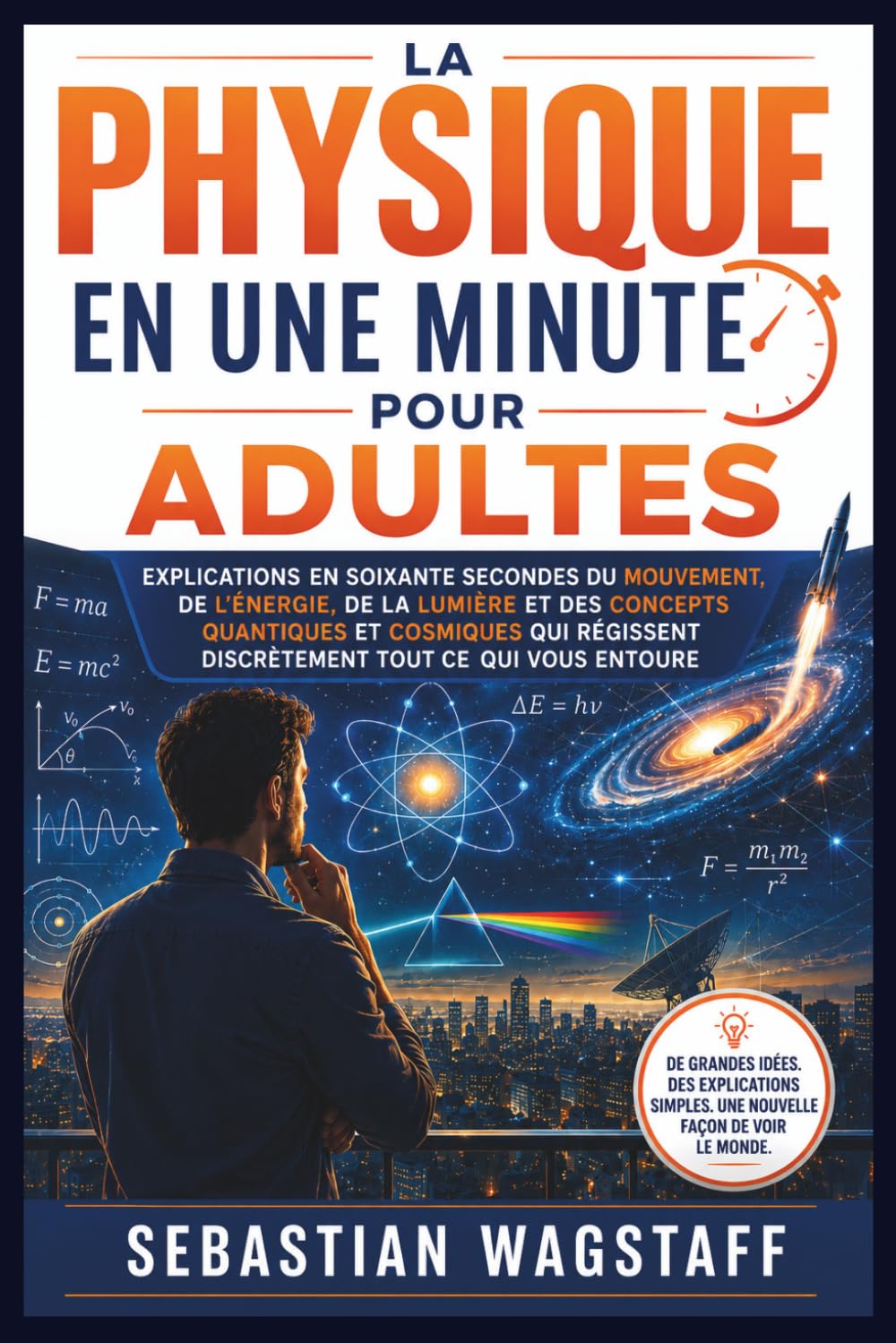 LA PHYSIQUE EN UNE MINUTE POUR ADULTES: Explications en soixante secondes du mouvement, de l'énergie, de la lumière et des concepts quantiques et... tout ce qui vous entoure (French Edition) baixar o livro de graça