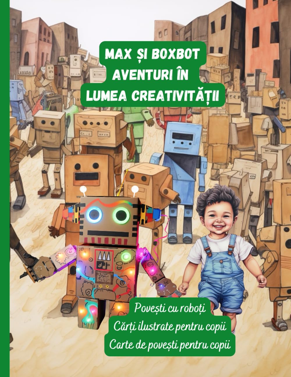 Max și BoxBot Aventuri în lumea creativității: Cărți ilustrate pentru copii, carte de povești pentru copii, cărți ilustrate pentru copii (Romansch Edition) baixar livro de graça