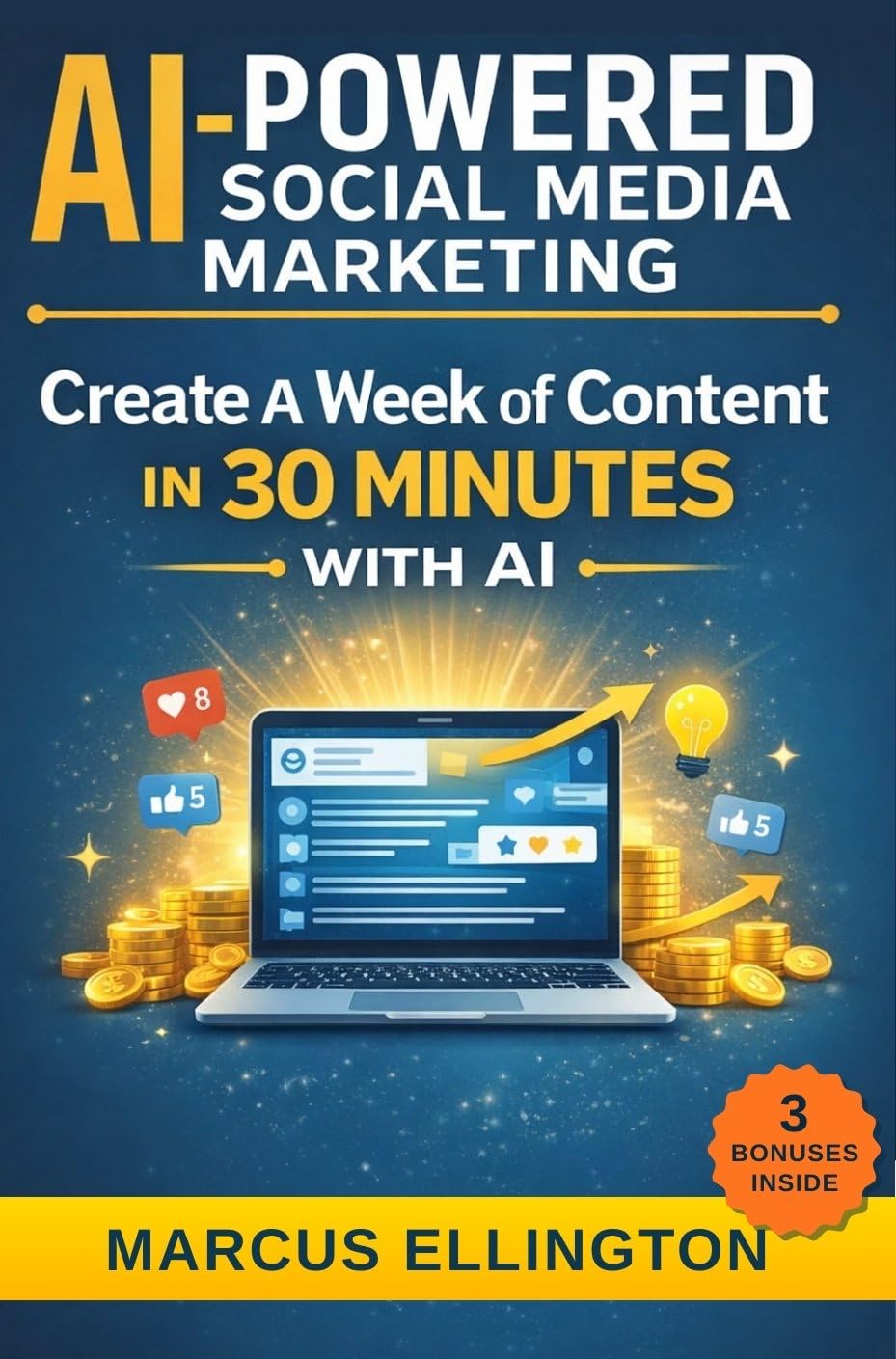 ler totalmente AI-Powered Social Media Marketing: Step-by-Step Prompts and Workflows to Grow on Instagram, TikTok, and Facebook Without Burning Out (English Edition)