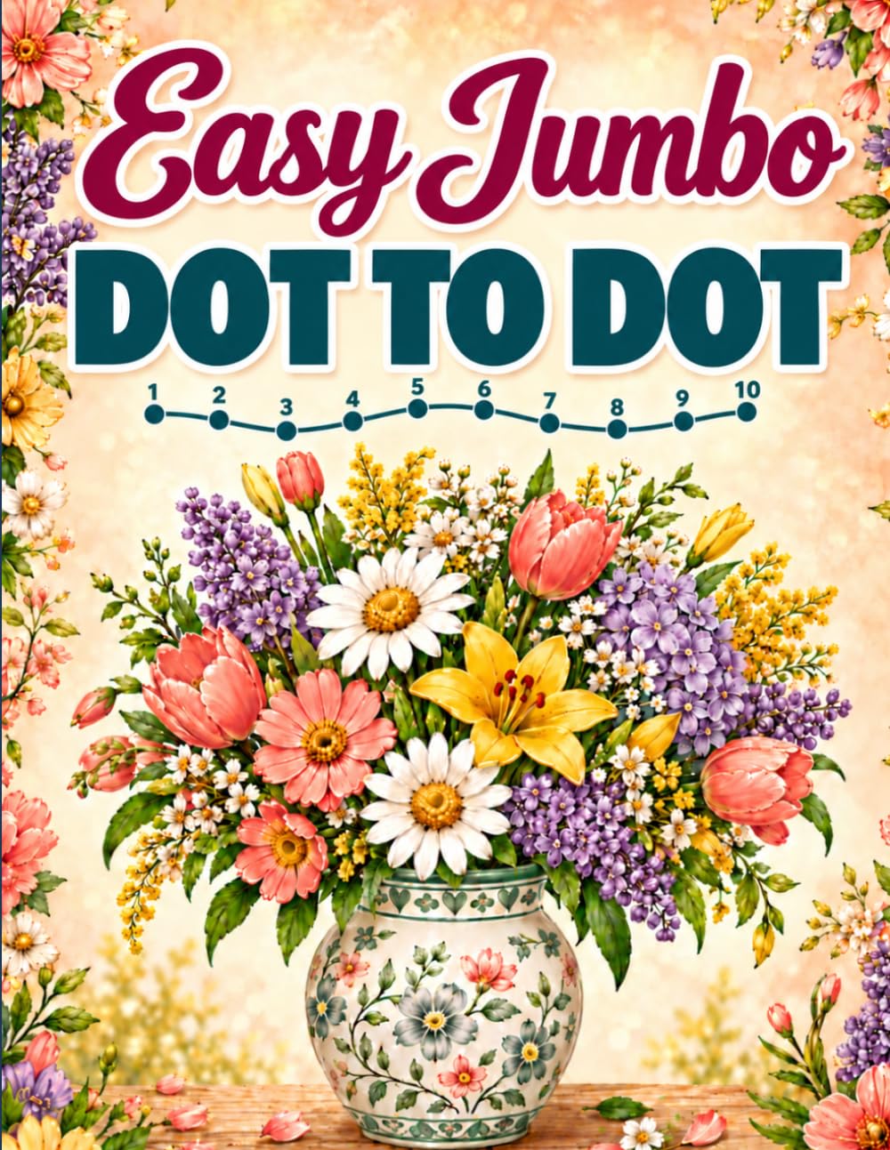 ler totalmente Easy Jumbo Dot to Dot Book: Large Print Connect the dot to Dots Puzzles For Adults and Seniors