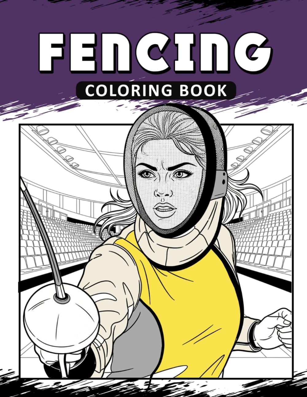 Fencing Coloring Book: The Activity Book for Fencing Lovers baixar o livro de graça