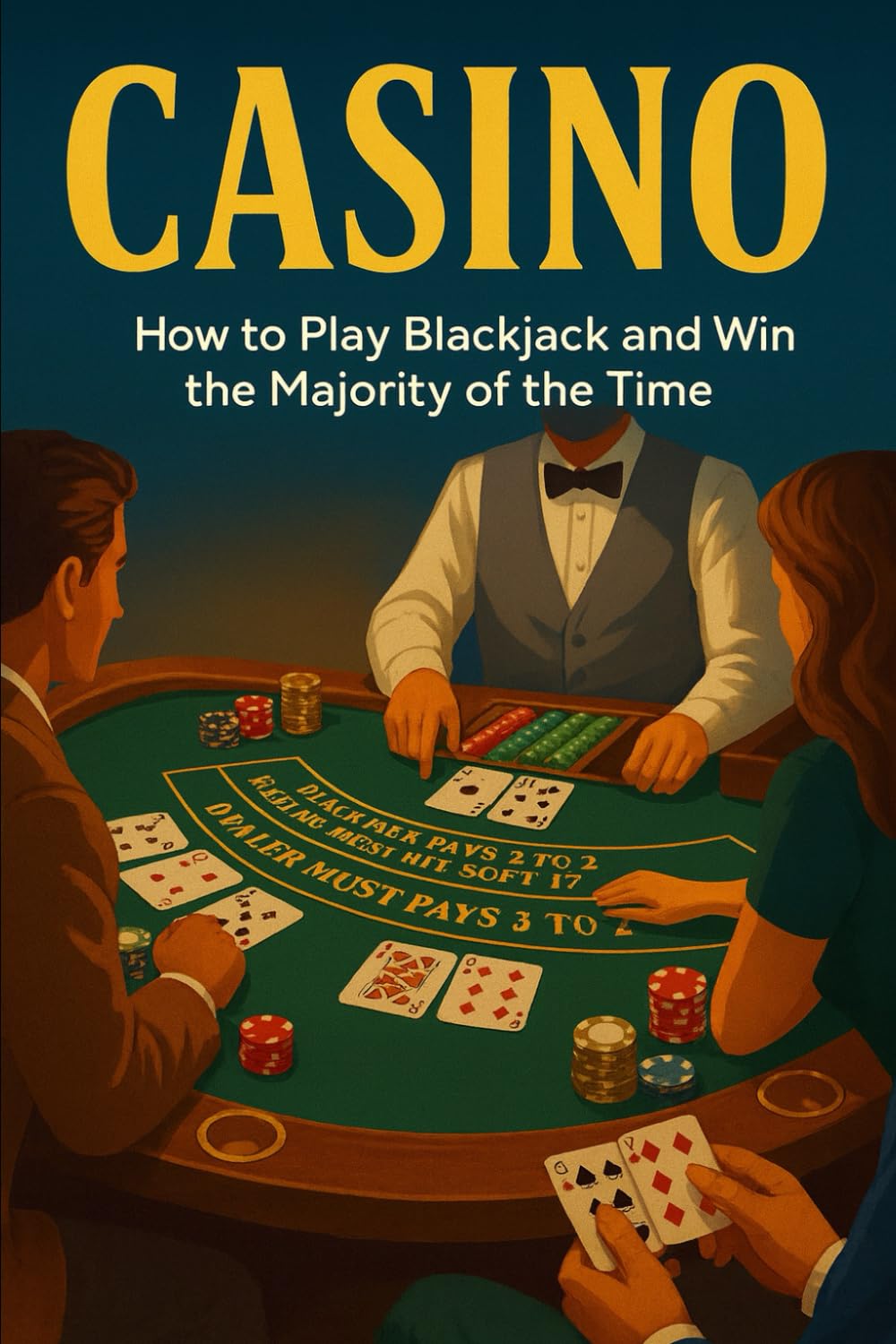 Casino: How to Play Blackjack and Win the Majority of the Time: Basic Strategy, Card Counting, Bankroll Systems & Real Casino Tactics (Casino Mastery... our Operation to Give yourself the Edge) baixar o livro de graça