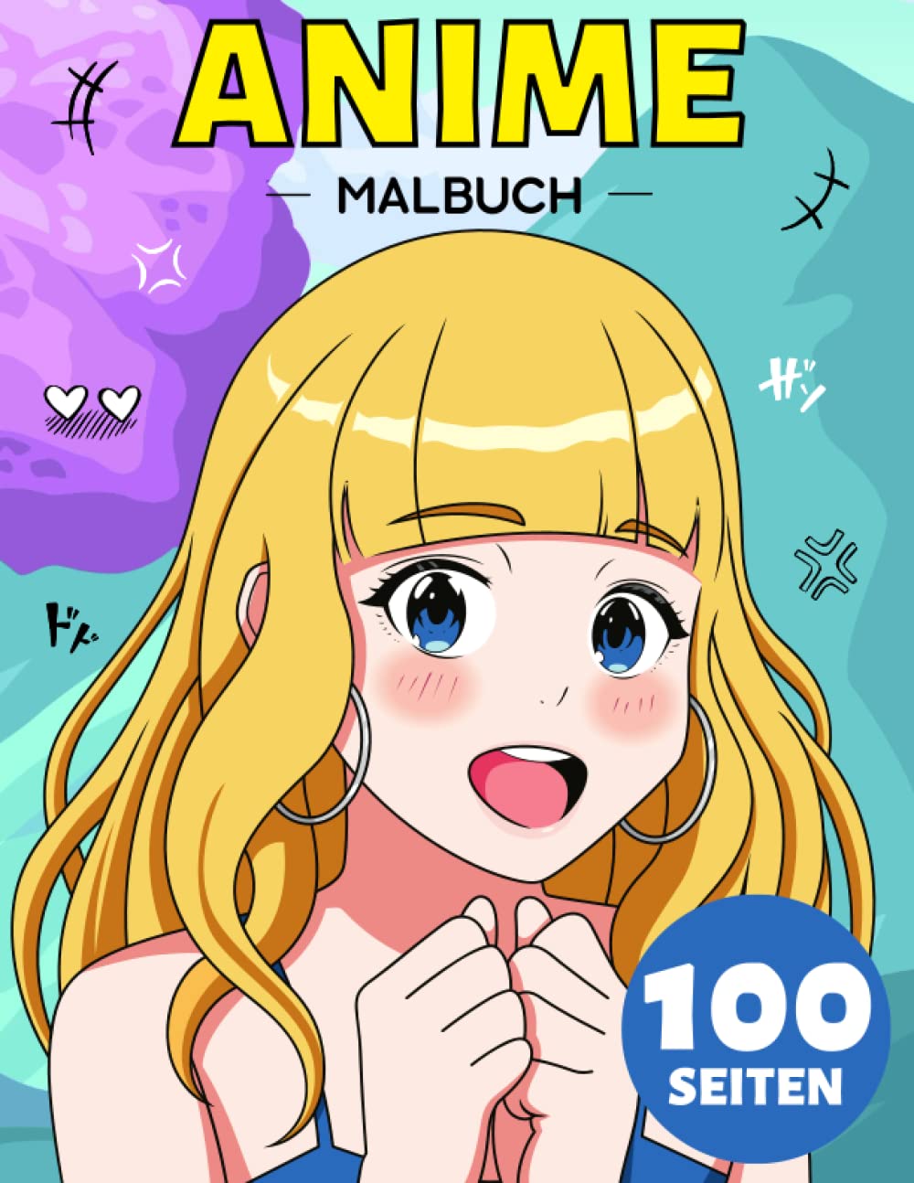 Anime Malbuch Für Kinder und Erwachsene: Nettes Geschenk für Anti-Stress und Entspannung (German Edition) baixar o livro de graça