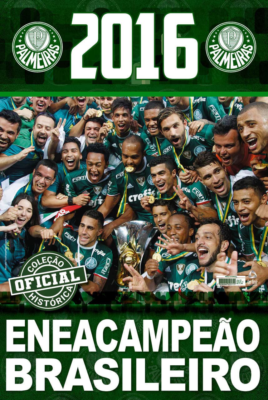 Coleção Oficial Histórica Palmeiras Edição 21 - Pôster Brasileiro 2016 baixar livro de graça