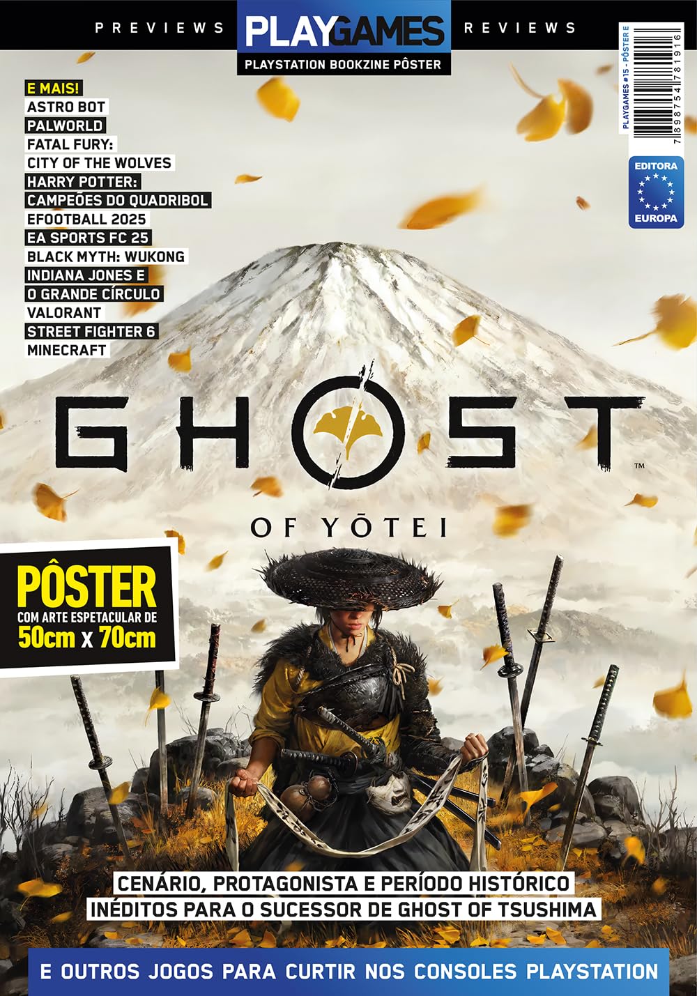 ler totalmente Ghost of Yotei - Superpôster PlayGames