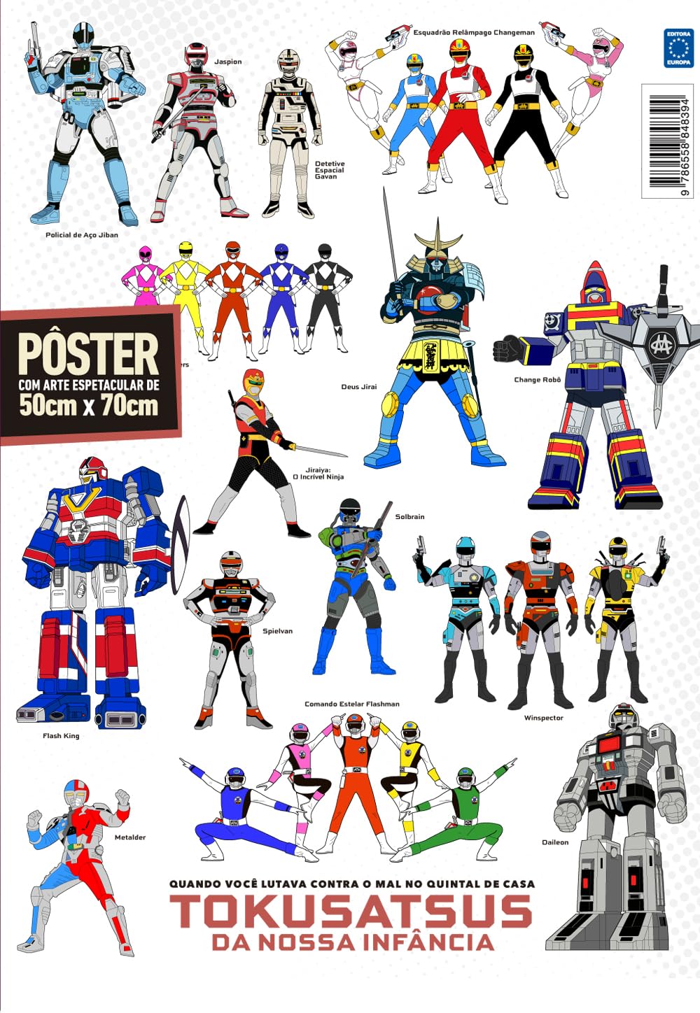 Tokusatsus da Nossa Infância - Superpôster
