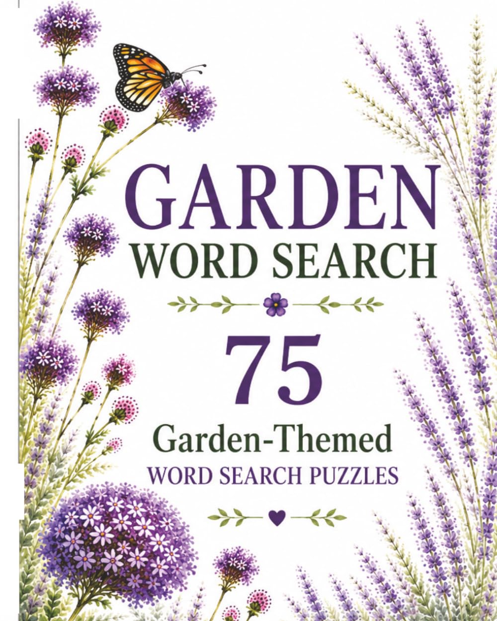 ler totalmente Garden Word Search: 75 Garden-Themed Word Search Puzzles