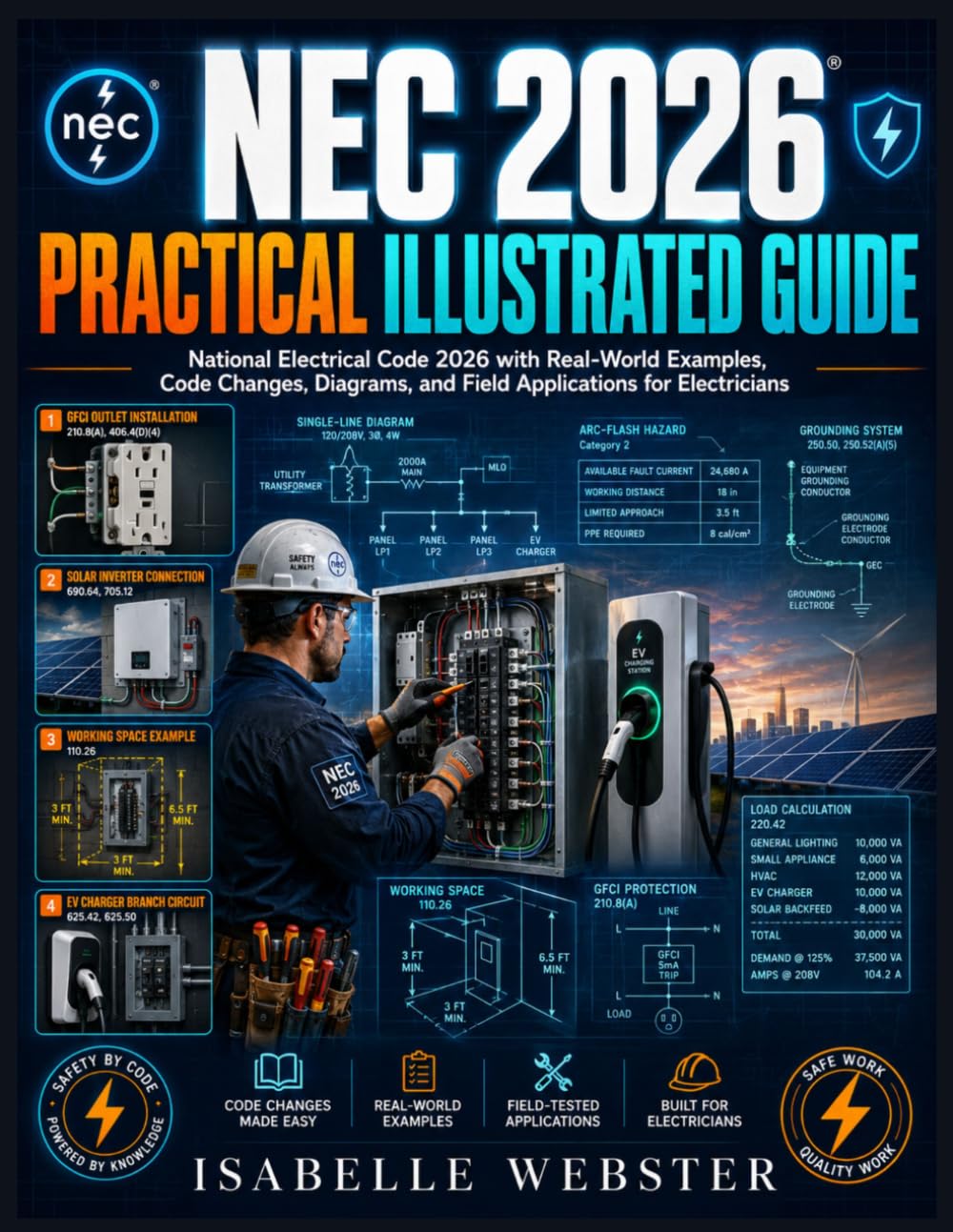 ler totalmente NEC 2026 Practical Illustrated Guide: National Electrical Code 2026 with Real-World Examples, Code Changes, Diagrams, and Field Applications for Electricians (THE ILLUSTRATED GUIDE SERIES)